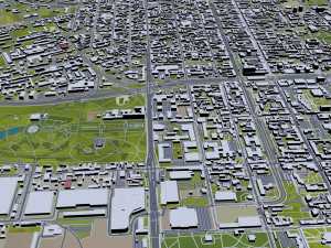 Lodz city poland 80km Modèle 3D