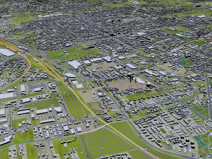 Lodz city poland 80km Modèle 3D
