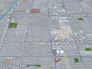 Long beach city california 40km Modelo 3D