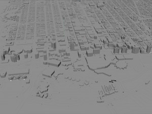 Long beach city california 40km Modelo 3D
