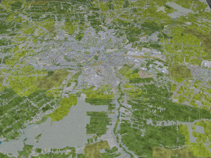 Lublin city poland 40km 3Dモデル