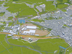 Luxembourg city country 140 km Modelo 3D