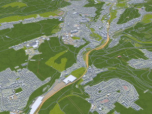 Luxembourg city country 140 km Modelo 3D