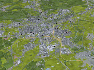 Luxembourg city country 140 km Modelo 3D
