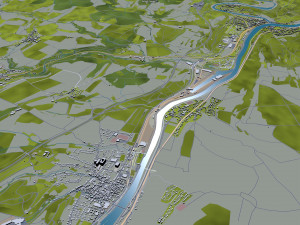 Luxembourg city country 140 km Modelo 3D