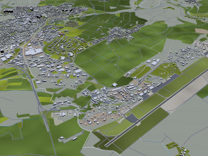 Luxembourg city country 140 km Modelo 3D