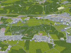 Maastricht city netherlands 50km Modello 3D