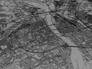 Maastricht city netherlands 50km Modello 3D