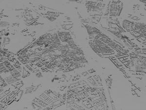 Maastricht city netherlands 50km Modello 3D