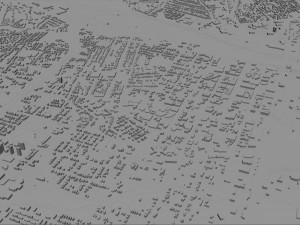 Macon city georgia usa 50km 3D 모델