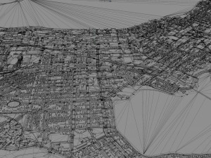 Madison city wisconsin 60km 3D-Modell