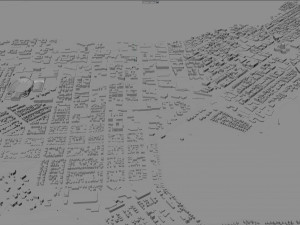 Madison city wisconsin 60km 3D-Modell