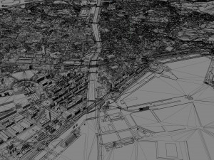 Malaga city spain 70km 3D Model