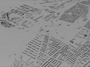 Malmo city sweden 40km 3D Model