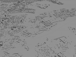 malta city country 3d model 50km 3D Модель