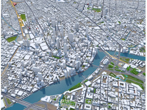 Manila city philippines 30km Modello 3D
