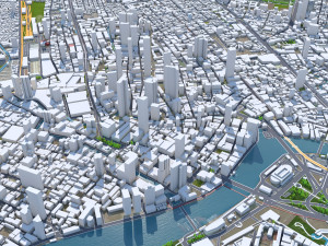 Manila city philippines 30km Modello 3D