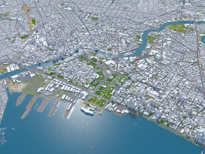 Manila city philippines 30km Modello 3D