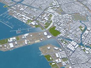 Manila city philippines 30km Modello 3D