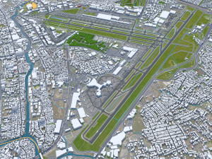 Manila city philippines 30km Modello 3D