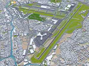 Manila city philippines 30km Modello 3D