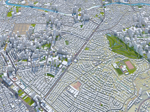 Manila city philippines 30km Modello 3D