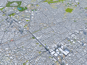 Manila city philippines 30km Modello 3D