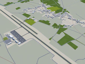 Maribor city slovenia 30km 3D Model