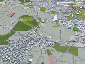 Maribor city slovenia 30km 3D Model