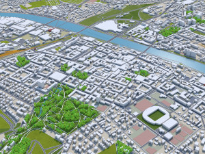 Maribor city slovenia 30km Modelo 3D