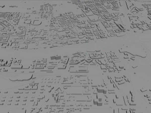 Maribor city slovenia 30km 3D Model
