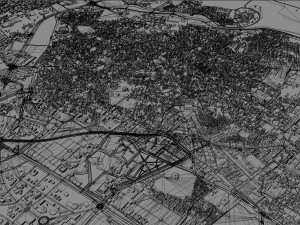 Marrakesh city morocco 50km 3D 모델