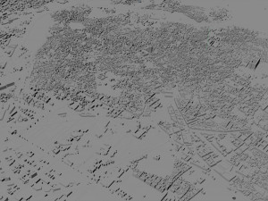 Marrakesh city morocco 50km 3D 모델