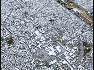 Mashhad city iran 50km 3D मॉडल