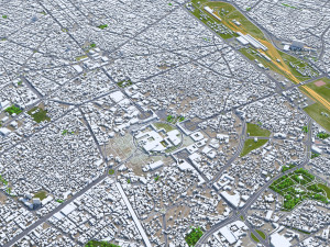 Mashhad city iran 50km 3D मॉडल