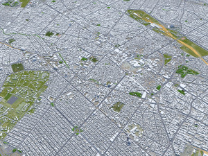 Mashhad city iran 50km 3D मॉडल
