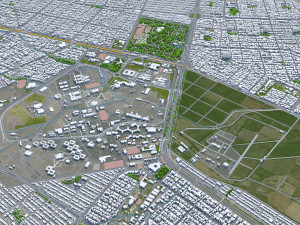 Mashhad city iran 50km 3D मॉडल
