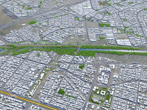 Mashhad city iran 50km 3D मॉडल