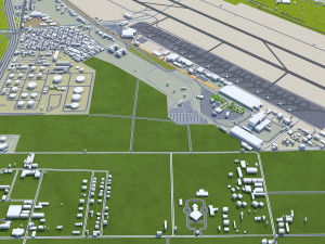Mashhad city iran 50km 3D मॉडल