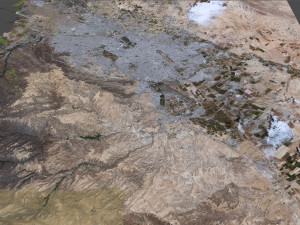 Mashhad city iran 50km 3D मॉडल
