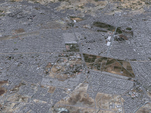 Mashhad city iran 50km 3D मॉडल