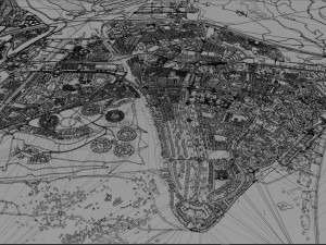 Maspalomas city spain 30km 3Dモデル