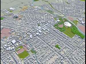 Masterton carterton city new zealand 130km 3D Model