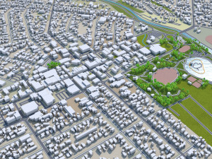 Masterton carterton city new zealand 130km Modello 3D