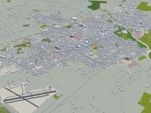 Masterton carterton city new zealand 130km 3D Model