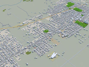 Masterton carterton city new zealand 130km 3D Model