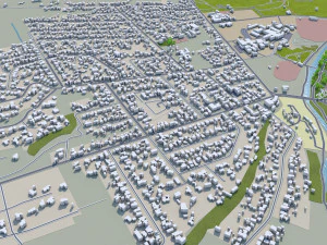 Masterton carterton city new zealand 130km 3D Model