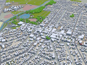 Masterton carterton city new zealand 130km 3D Model