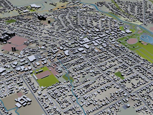 Masterton carterton city new zealand 130km 3D Model