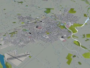 Masterton carterton city new zealand 130km 3D Model